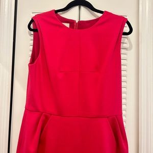 Hot pink dress perfect for the office!
